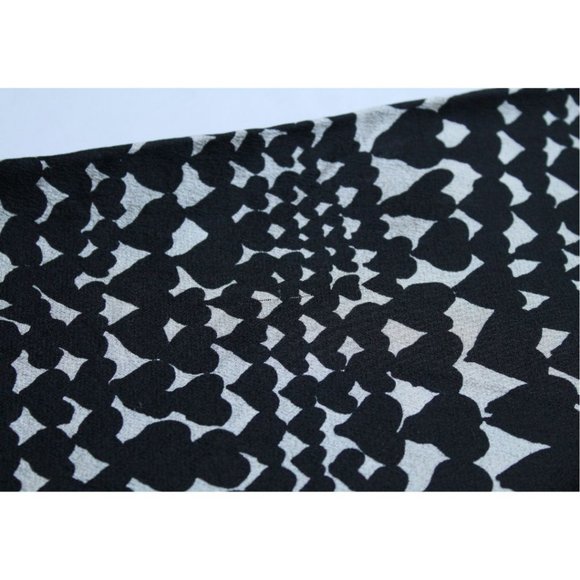 Stella McCartney Heart Print Silk Pants Black White Size 40 - Picture 13 of 13